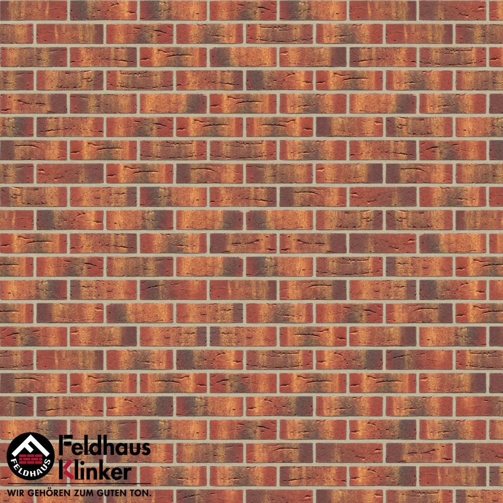 Клинкерный Кирпич K328 Carmesi Multi Vascu, Feldhaus Klinker